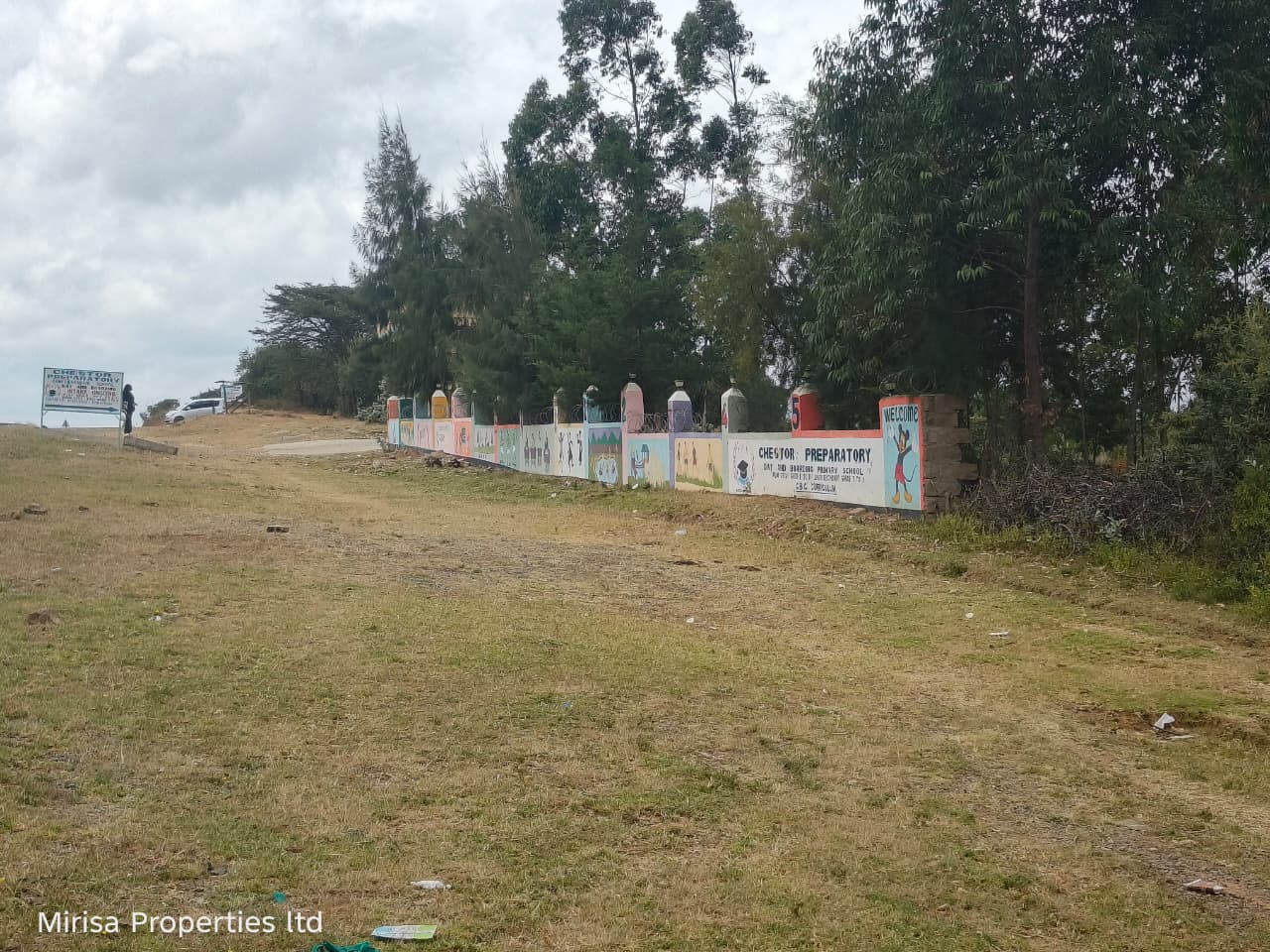 Commercial land in Nagiri Narok with two access roads and water on site