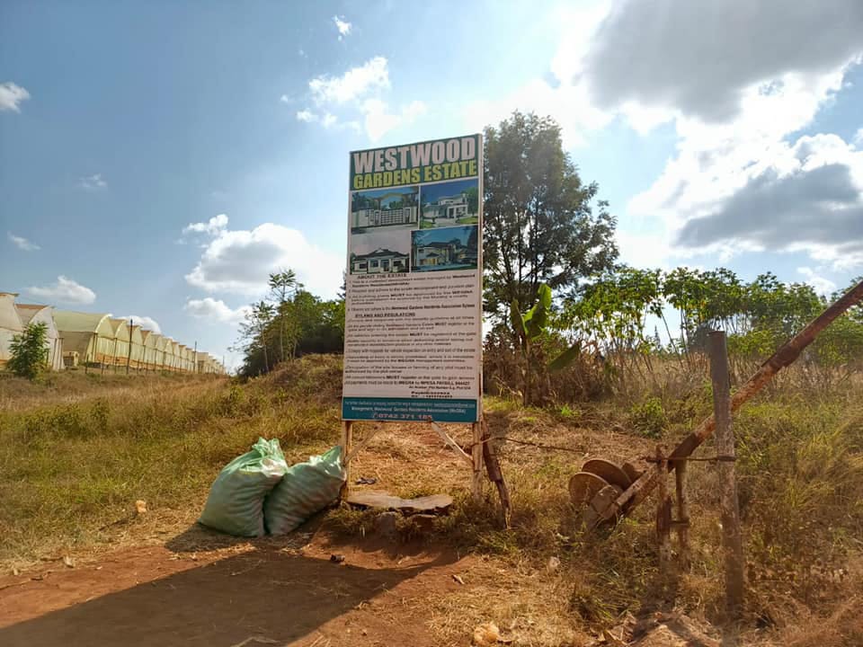 plot for sale in Thika – Westwood Gardens Estate half acre