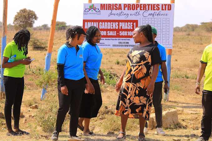 Mirisa Properties marketing team - real estate Narok Kenya